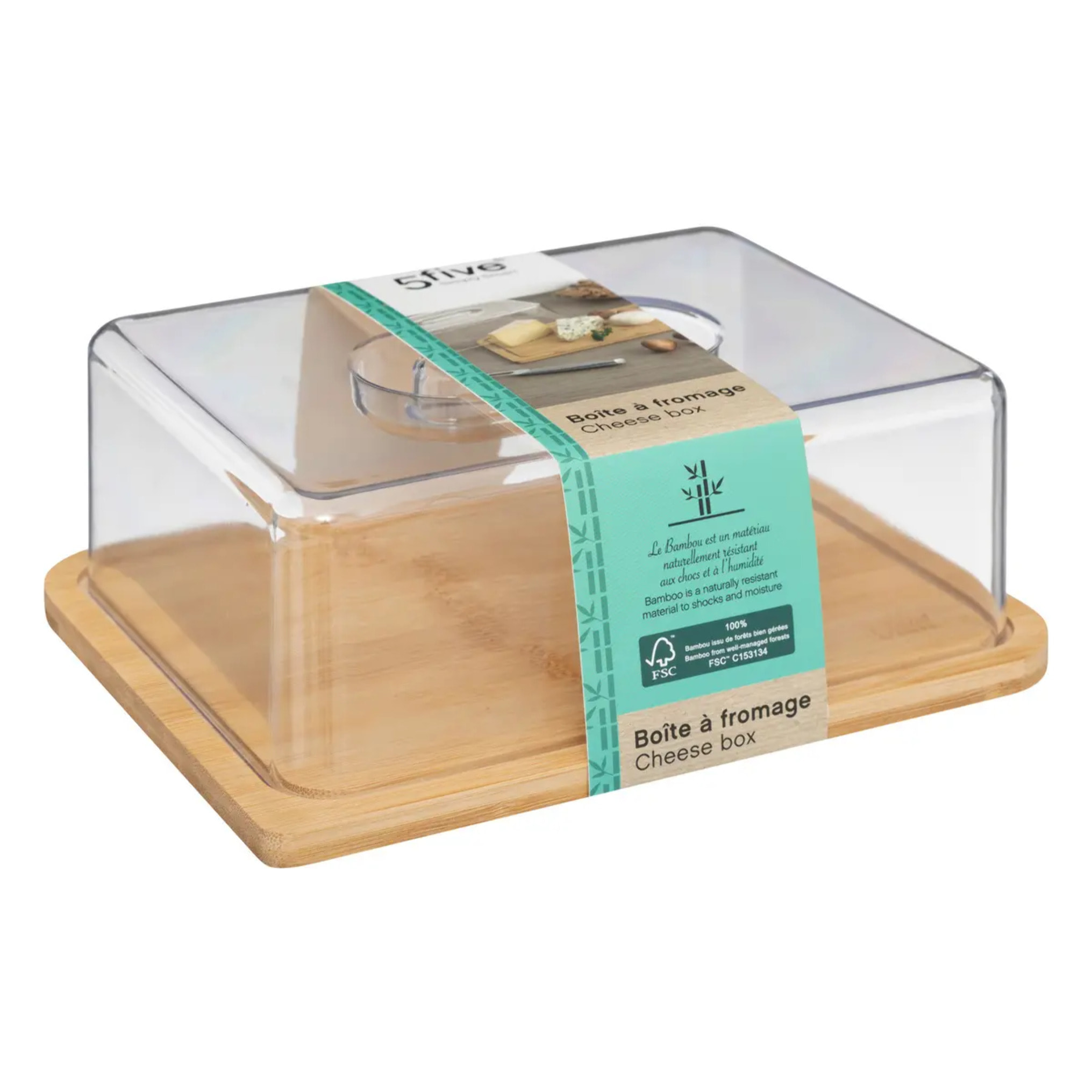 Boîte à fromage bambou