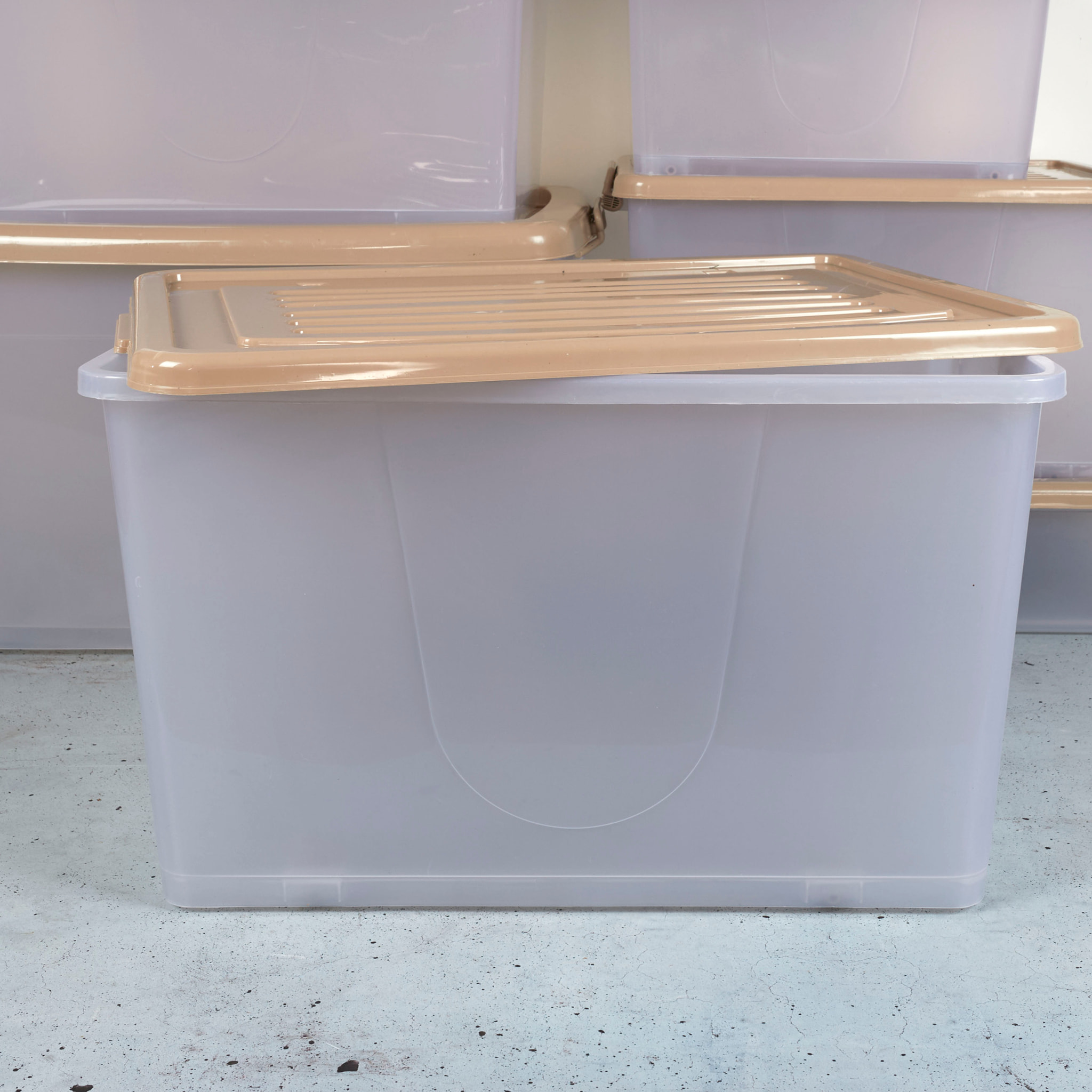 Boite De Rangement Plastique 95l
