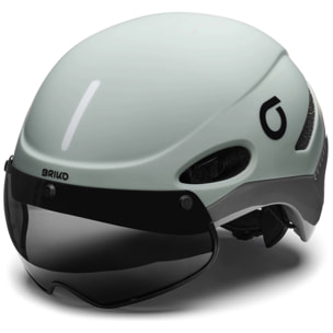 Caschi Briko Uomo Donna Grigio E- One Visor