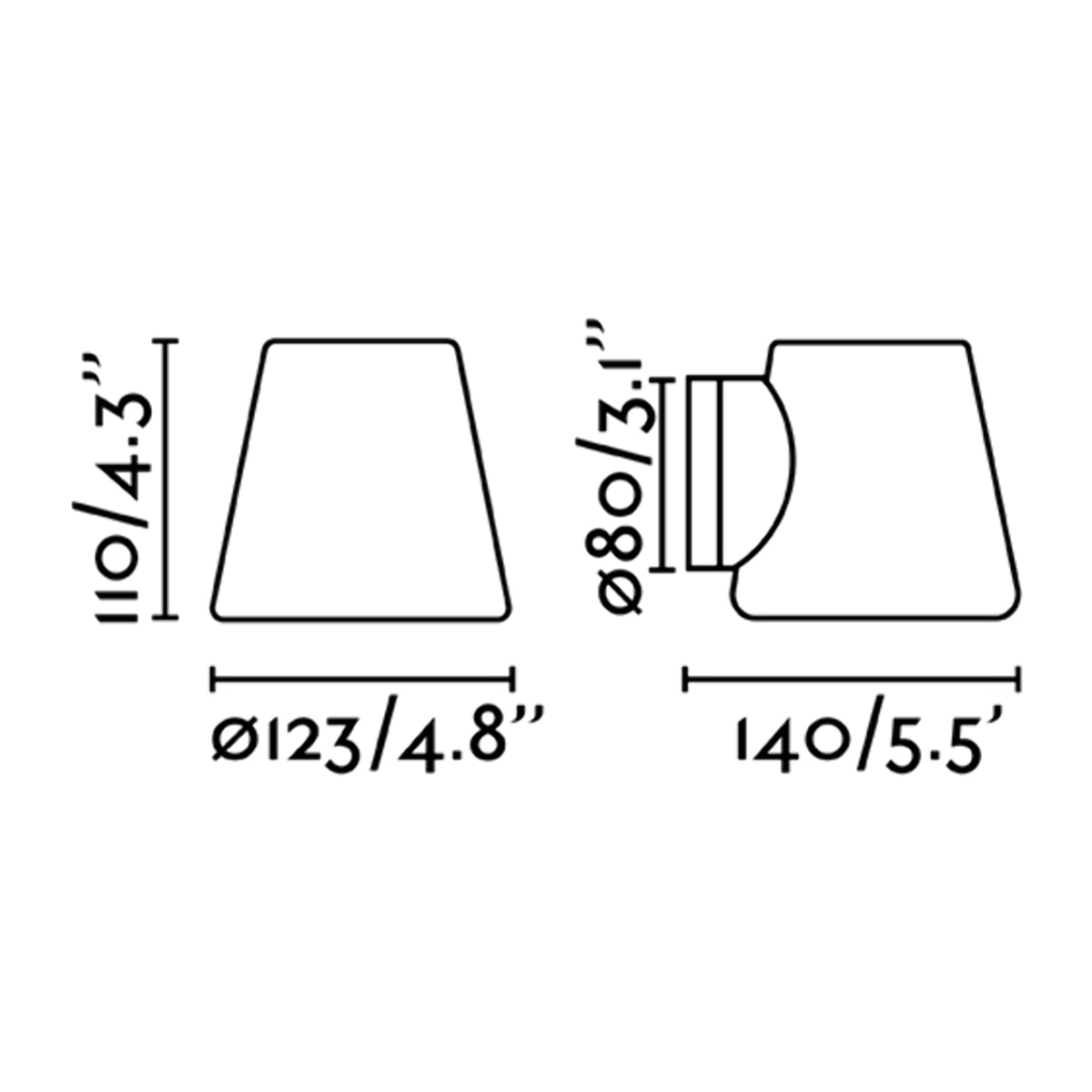 BIANCA Aplique cromo