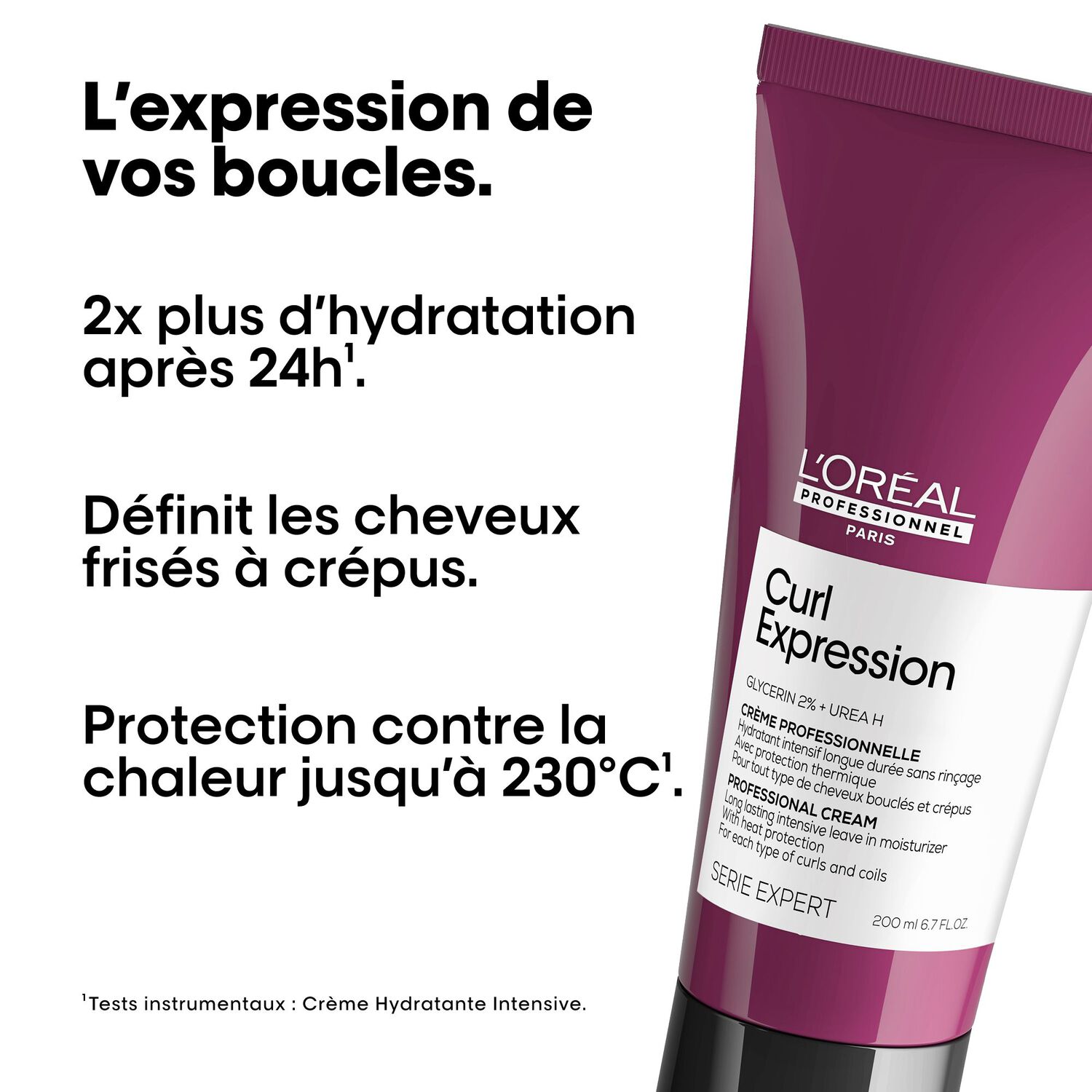 Curl Expression - Crème Hydratante Intensive Longue Durée 200 ml