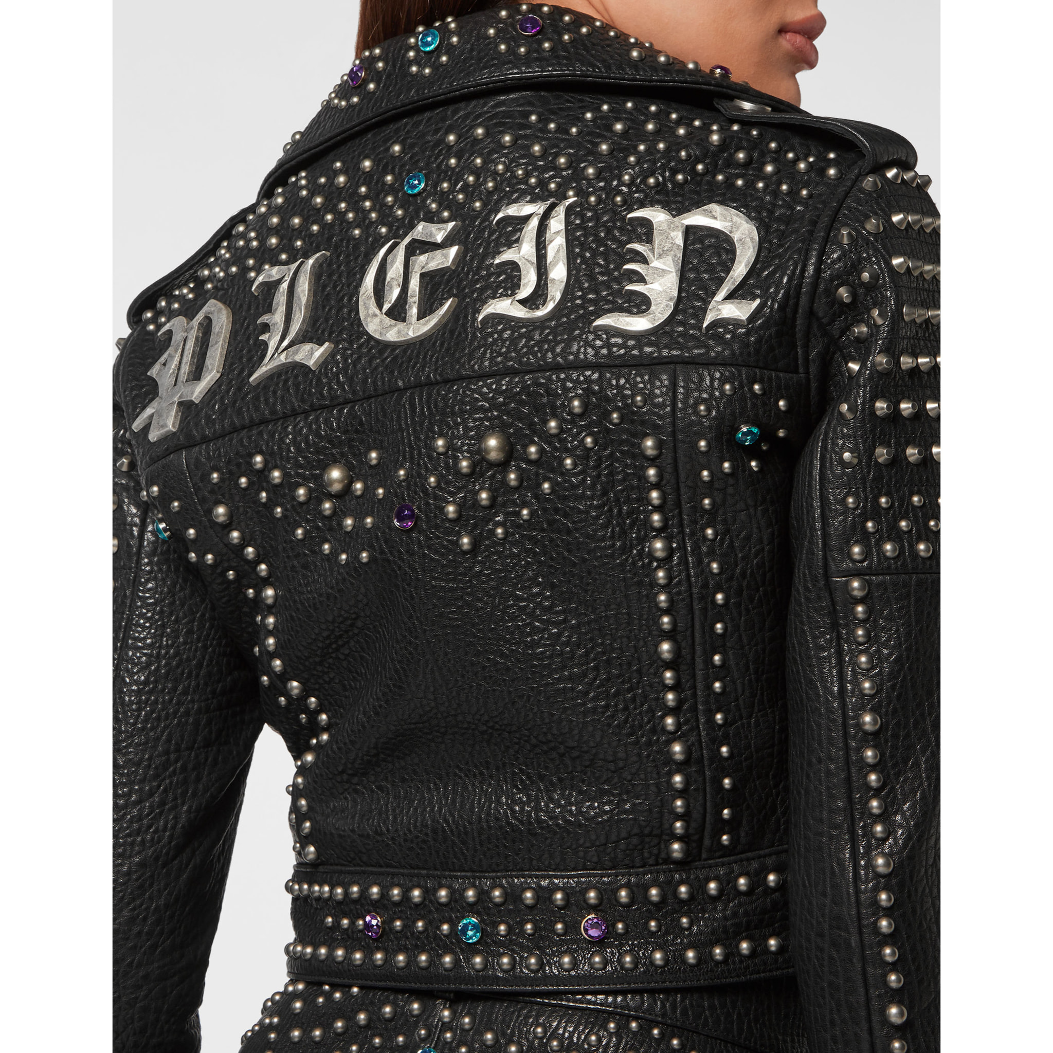 PHILIPP PLEIN Chaqueta de cuero