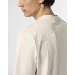 PHILIPP PLEIN Round Neck T-Shirt Degrade Monogram Monogram