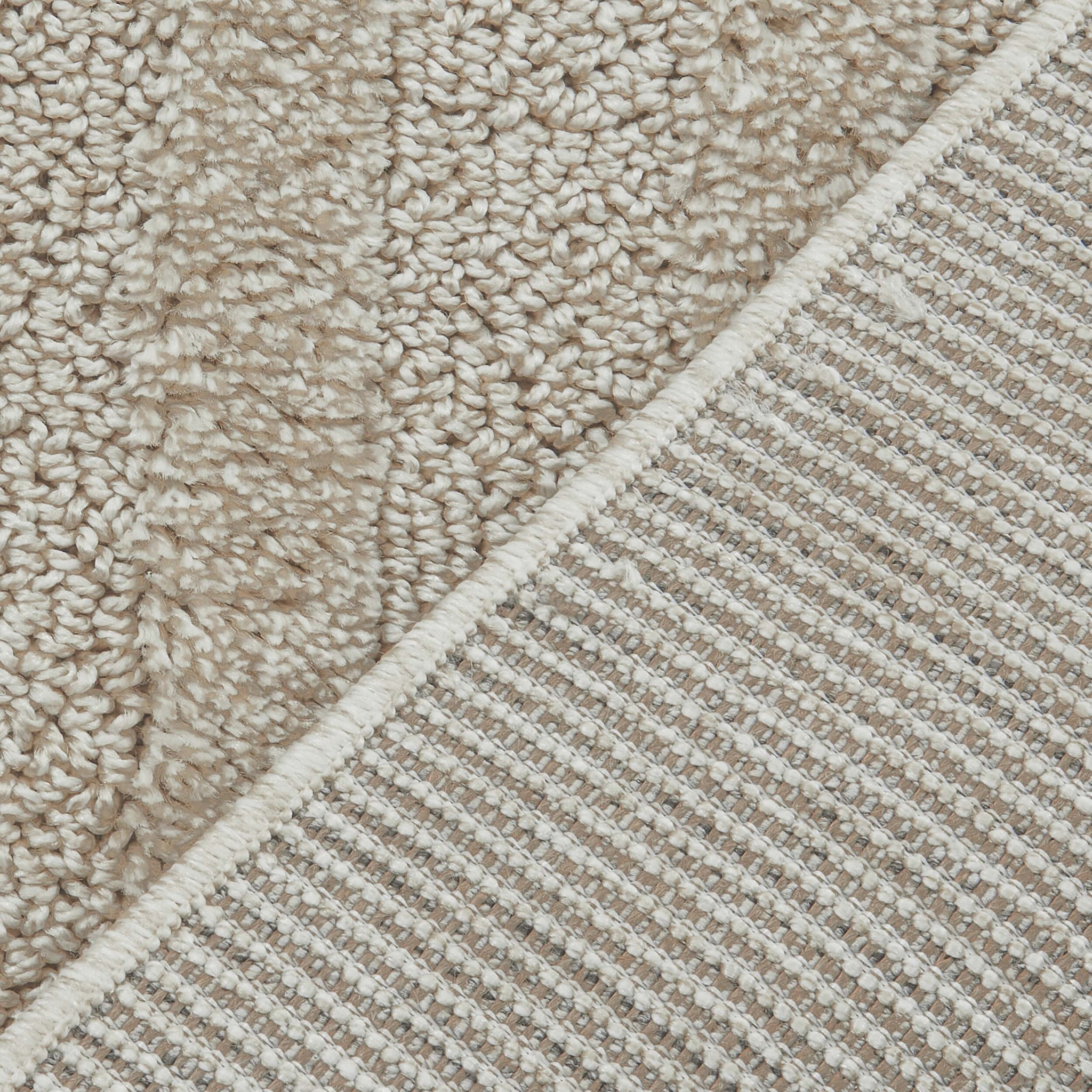 HARMONIE - Tapis motif arc crème