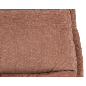Mellow - fauteuil pivotant - en tissu - pieds en acier - Rose