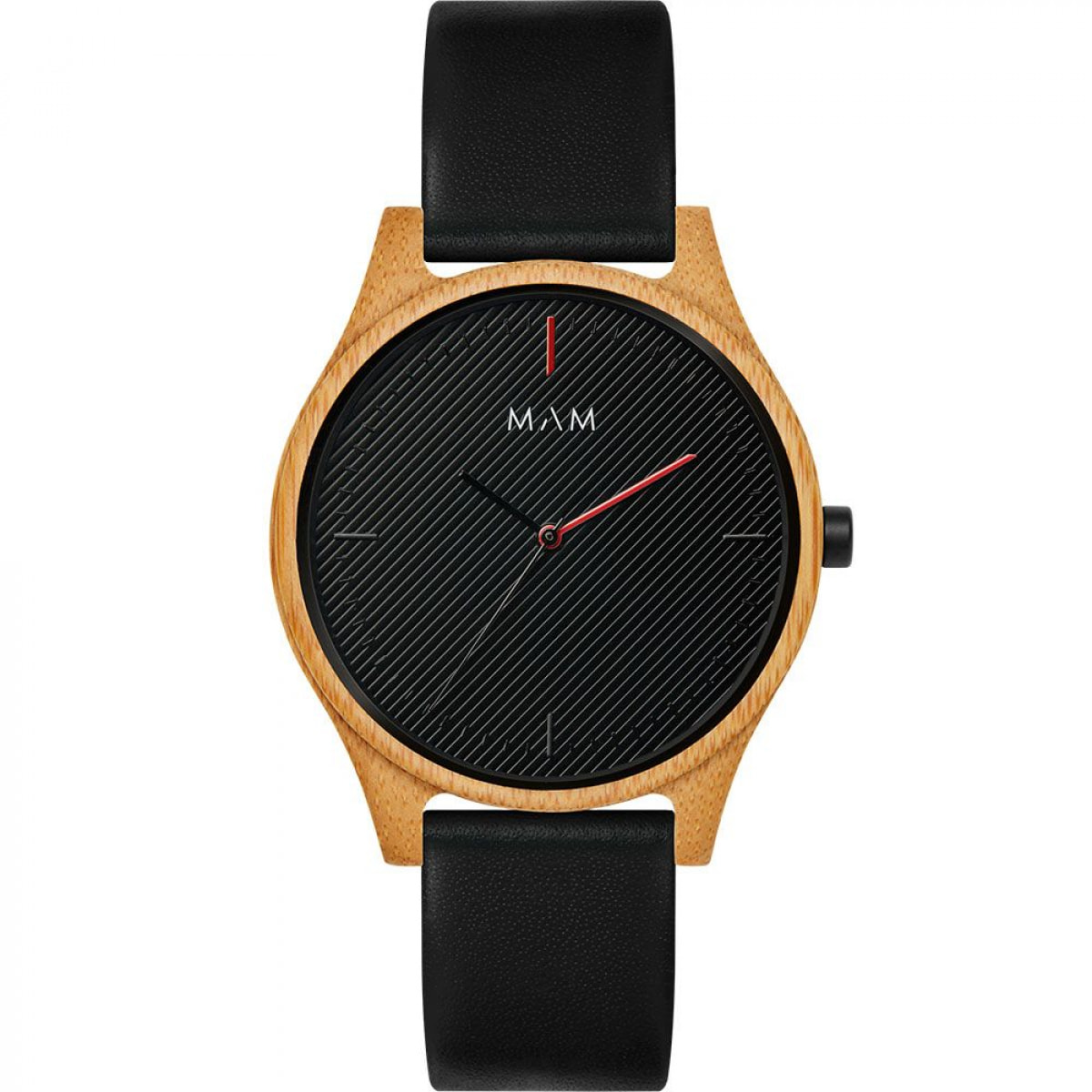 Reloj Mam MAM615 Unisex Analogico Cuarzo con Correa de Cuero