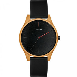 Reloj Mam MAM615 Unisex Analogico Cuarzo con Correa de Cuero