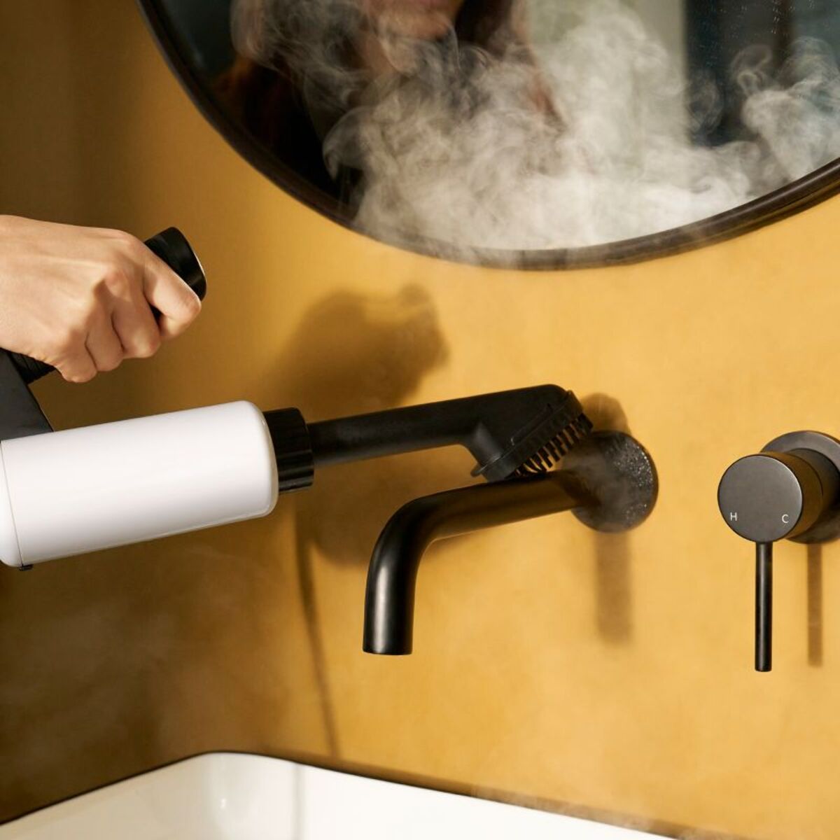 Brosse LAURASTAR à clipser x2 pour Nettoyeur Vapeur AURA
