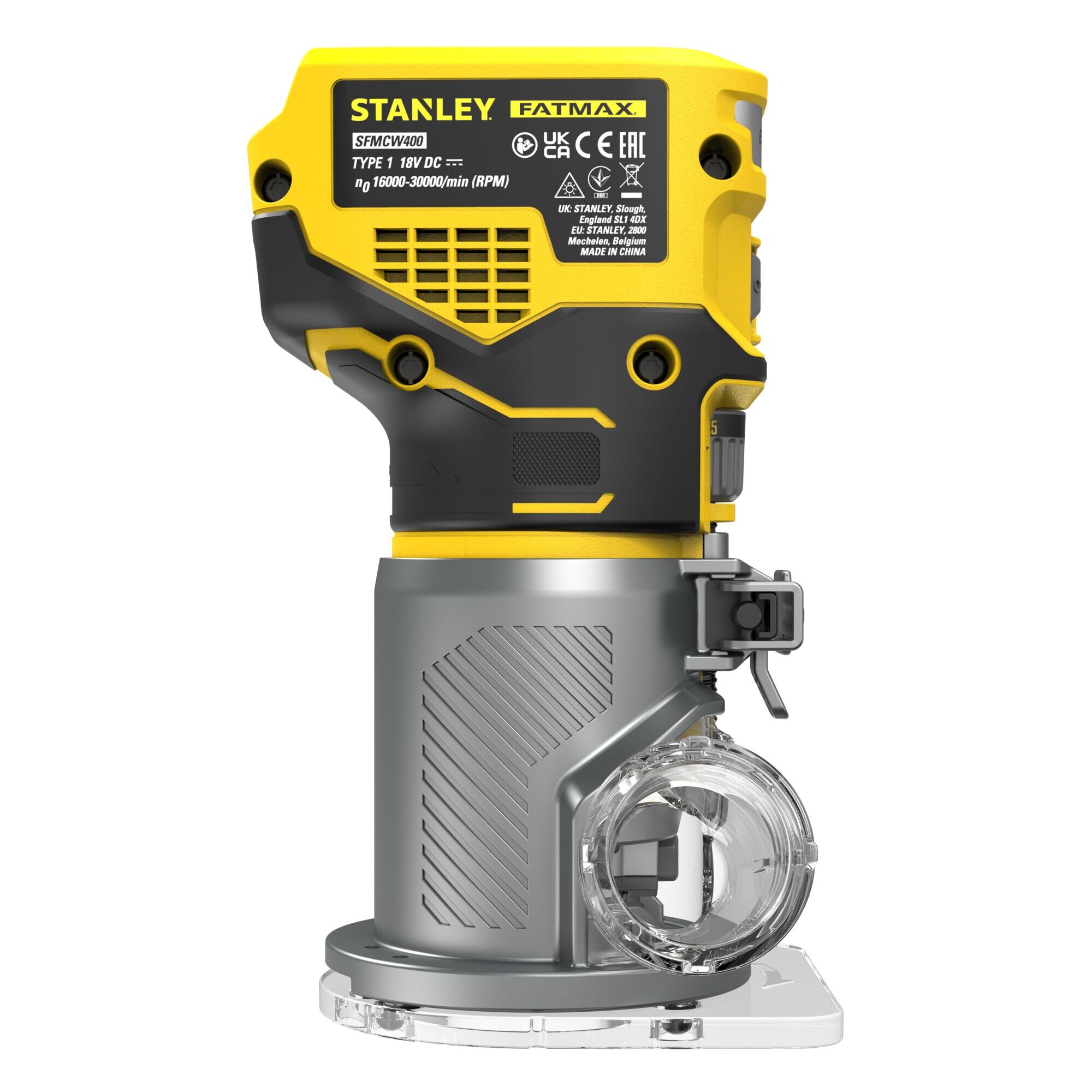 STANLEY FATMAX V20 Affleureuse Brushless 18V - SFMCW400B-XJ - Livrée Sans Batterie