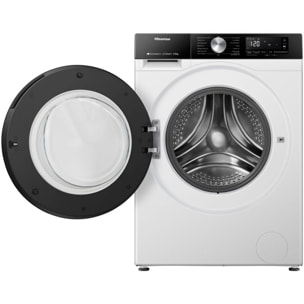 Lave linge séchant hublot HISENSE WD3S8043BW3 - 8/5 kg - 1400 tr/min - Classe D - Moteur Inverter - Connecté - PureJetWash