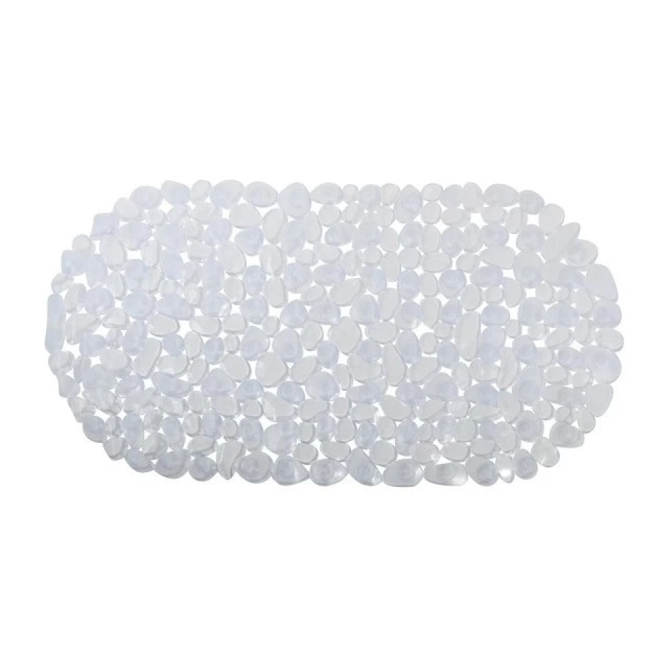 Tapis Fond de baignoire PVC GALETS Transparent MSV