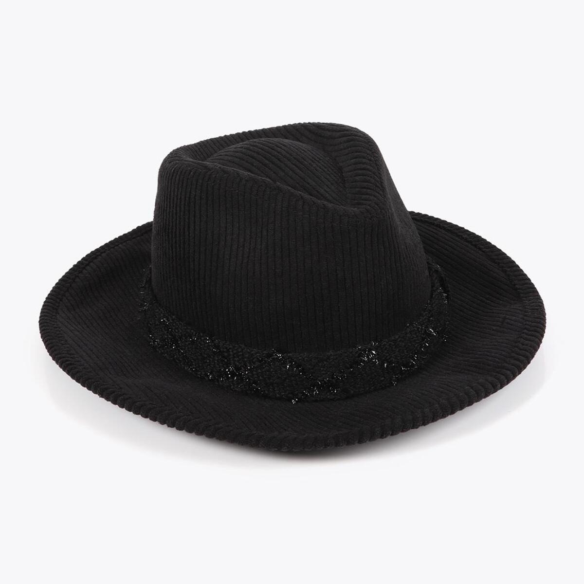 Cappello Fedora Velluto a Coste LC Leopardo