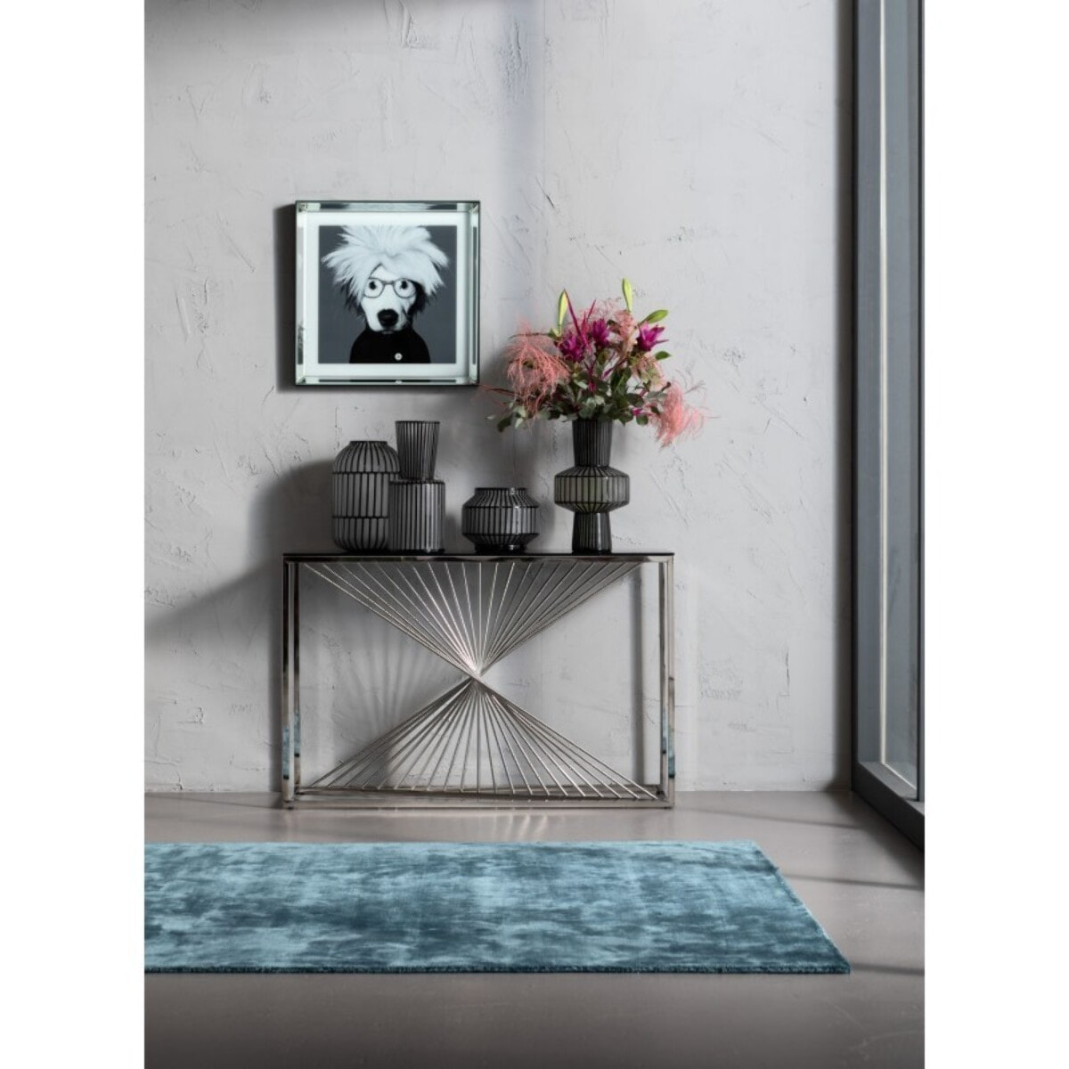 Tapis Cosy bleu Kare Design