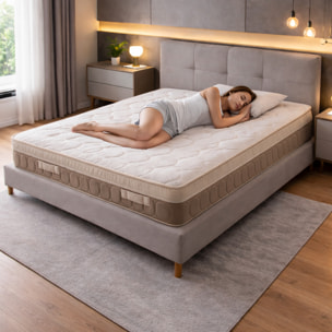 Materasso Giove Matrimoniale Memory H30 Sfoderabile 180x200 (Tessuto UltraSoft - Antiacaro - Anallergico - Antibatterico - Ergonomico)