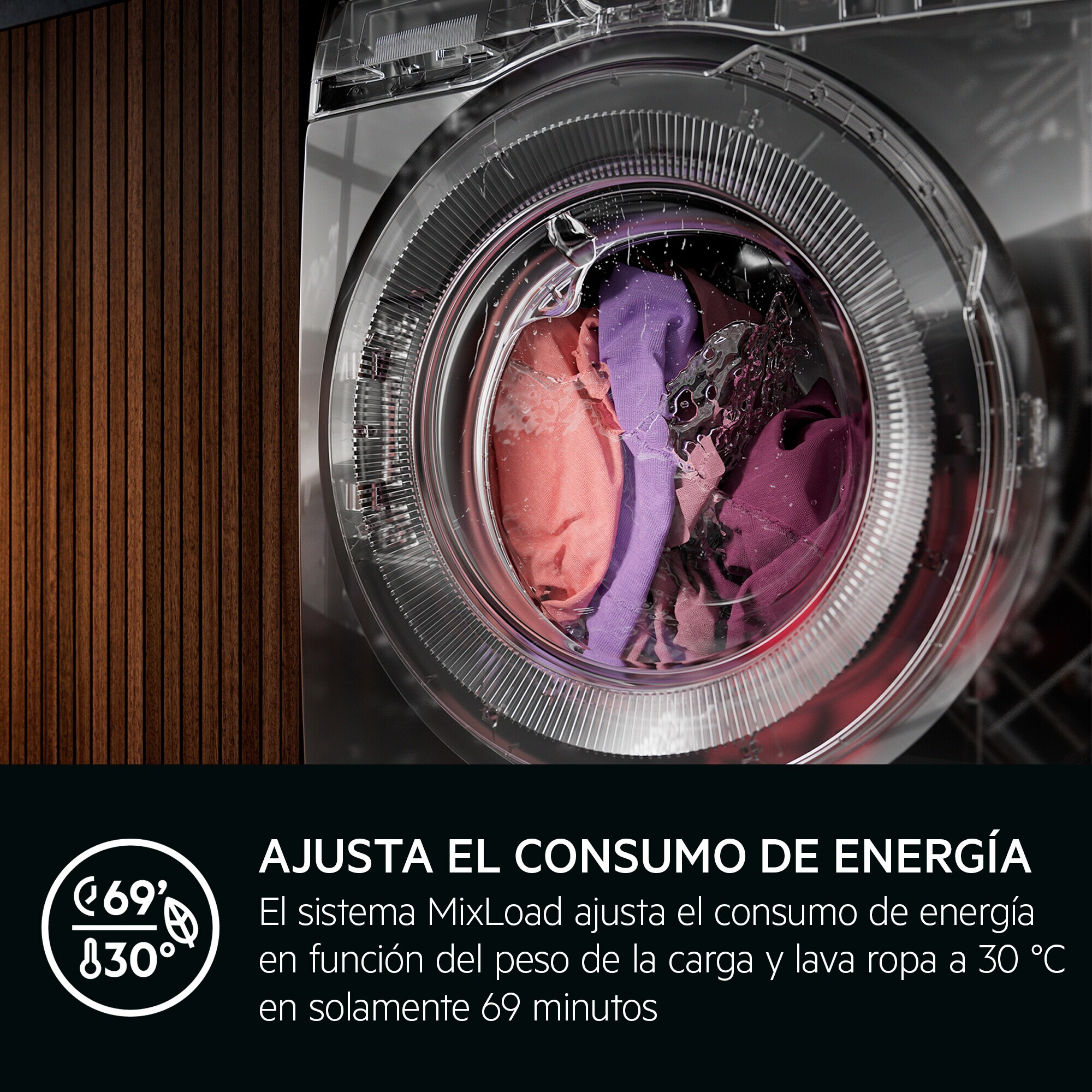 AEG Lavadora secadora de libre instalación Serie 7000 ProSteam® de 10.0 kg LWR7316O4B