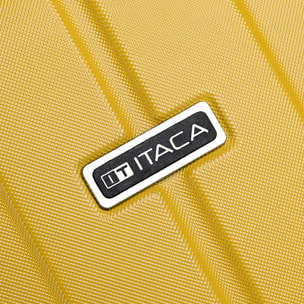 Juego De Maletas Rígidas Abs Itaca Havel Amarillo