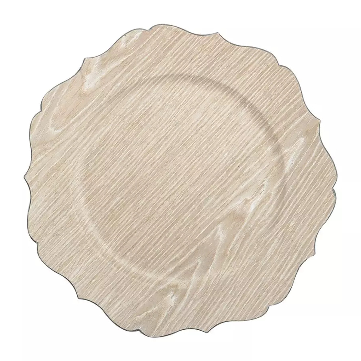 Lot de 6 Dessous d'assiette grain de bois