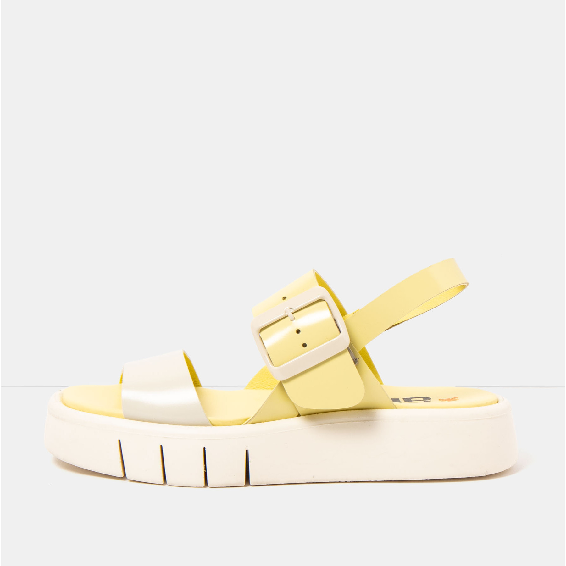 Sandalias 1857 MULTI PALE YELLOW-CREAM/ MALAGA color Pale yellow-cream
