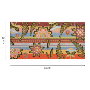 Tappeto Excelsa Gipsy Soul in poliestere e cotone 55x110x0,7 cm multicolore
