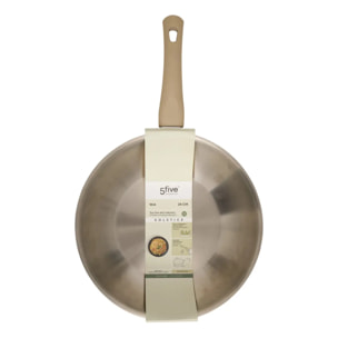 Wok Solstice D28cm beige