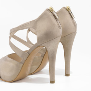 SANDALIAS DE NOVIA DORADAS GOYA