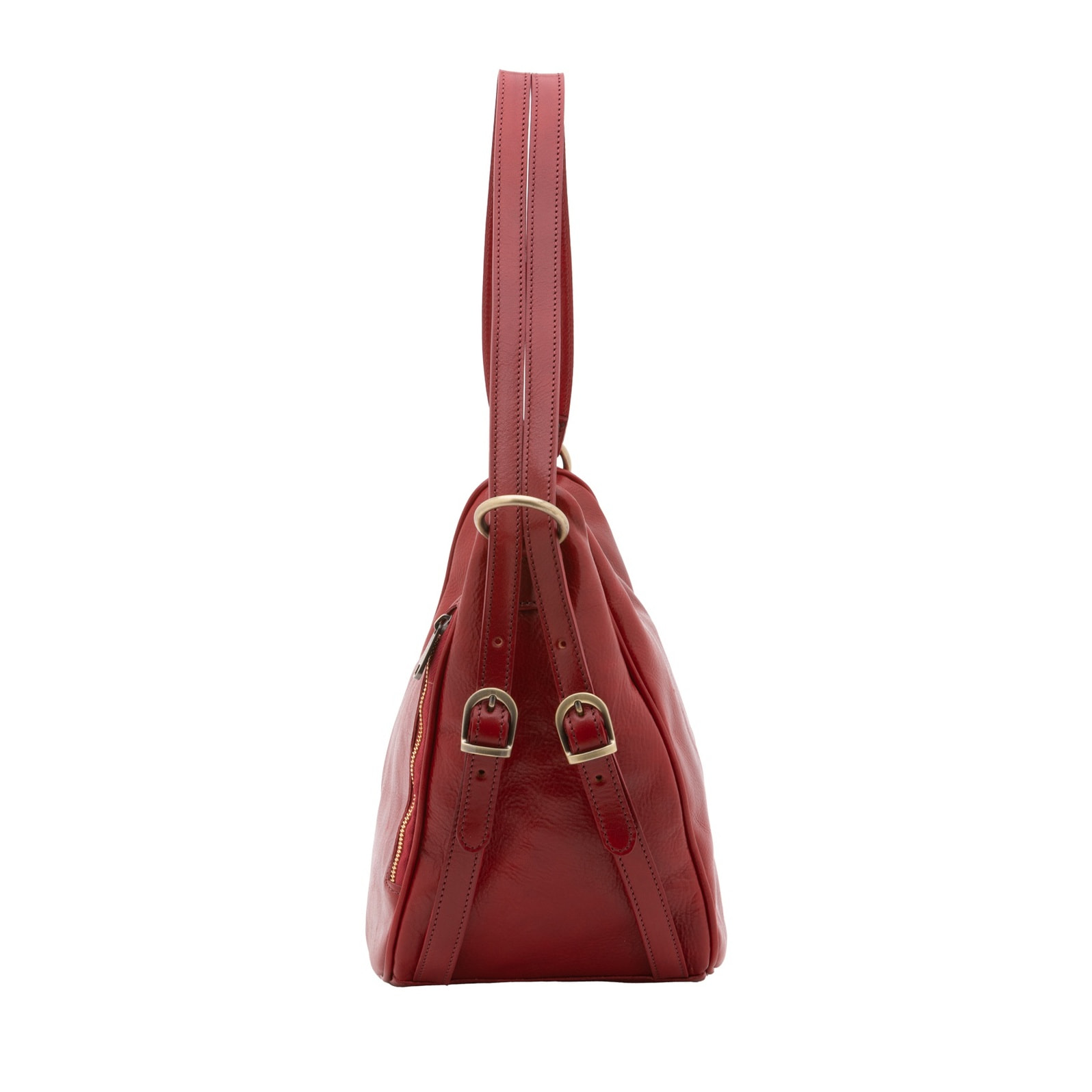 Borsa a spalla da donna - Modello False - Vera pelle - 31.0 x 28.0 x 20.0 cm