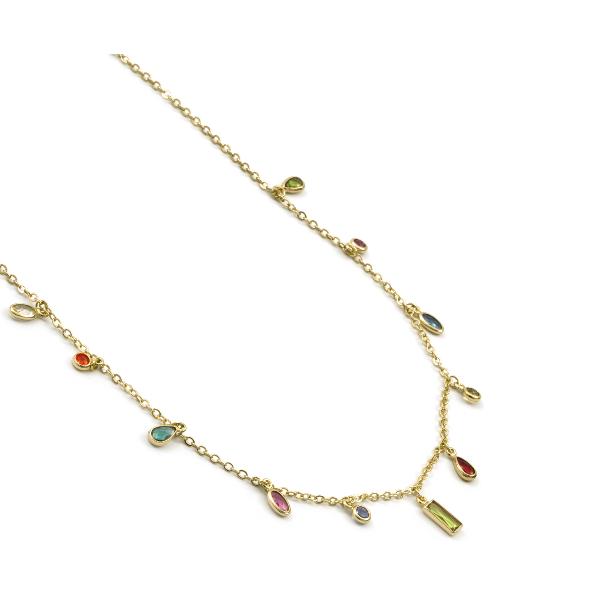 Collar Ayisha acabado oro amarillo 18k