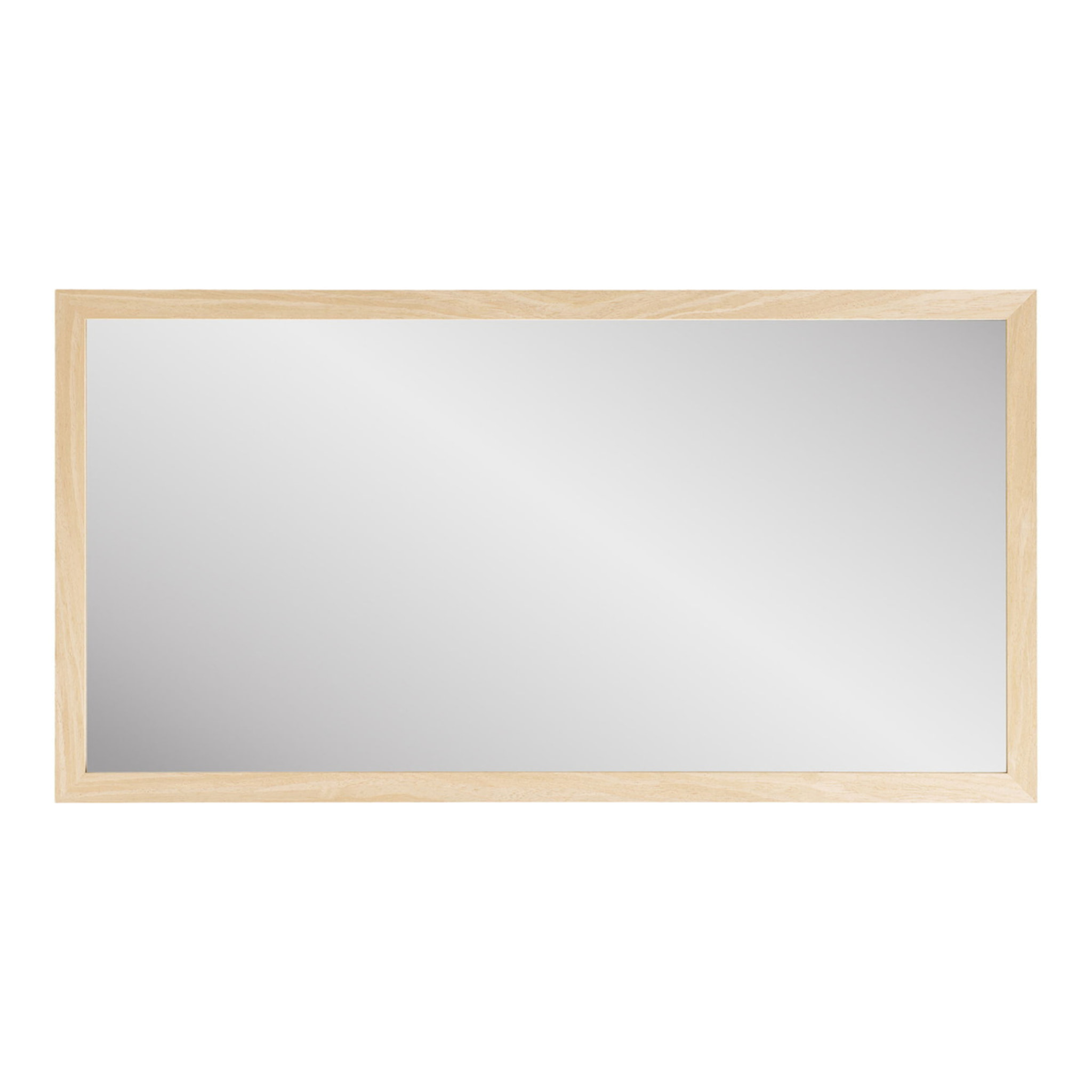 Specchio da parete Scottsdale con cornice in legno naturale 45x75 cm