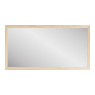 Specchio da parete Scottsdale con cornice in legno naturale 45x75 cm
