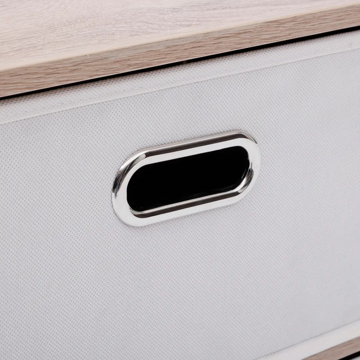 Commode Dress up 2 tiroirs beige