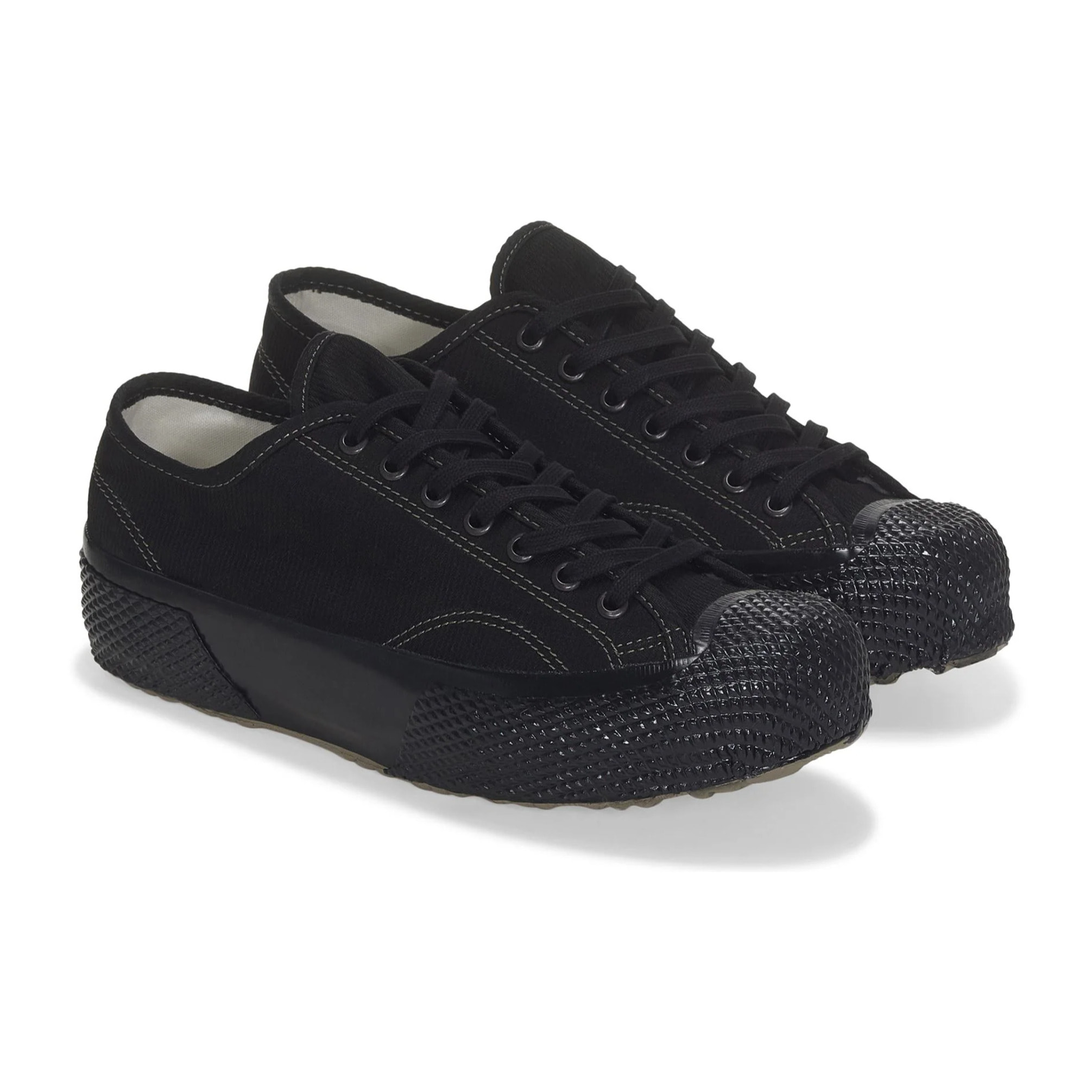 Sneakers Superga Uomo Donna Nero 2434 MILITARY DECK PIQUE