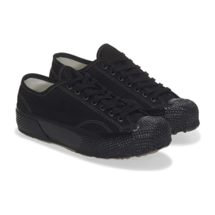 Sneakers Superga Uomo Donna Nero 2434 MILITARY DECK PIQUE