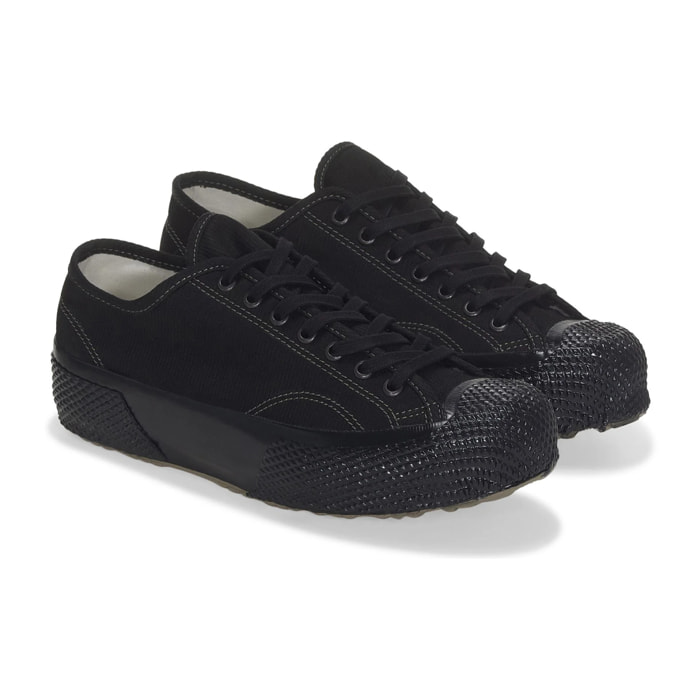 Sneakers Superga Uomo Donna Nero 2434 MILITARY DECK PIQUE