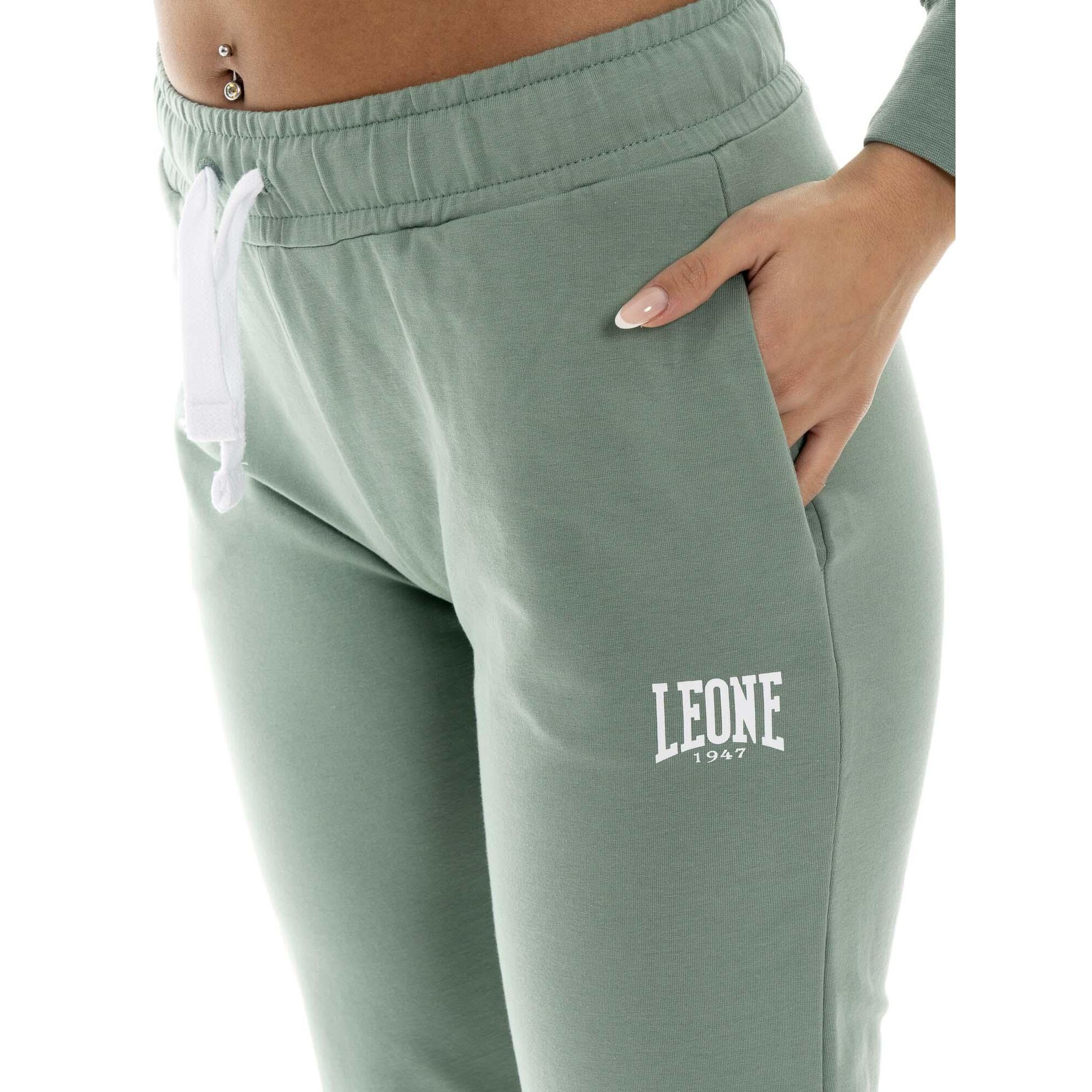 Tuta da donna in cotone non felpato con colletto e zip Leone Spring Vibes