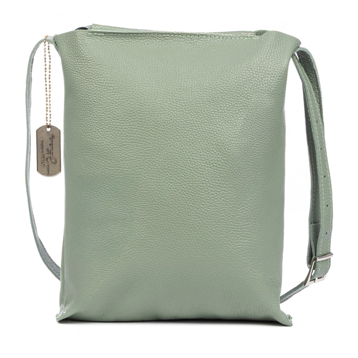 Bagnoa borsa a spalla donna. Pelle autentica Dollaro.