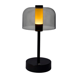 Lampe - HOME DECO FACTORY - Tactile - Rechargeable - Marron