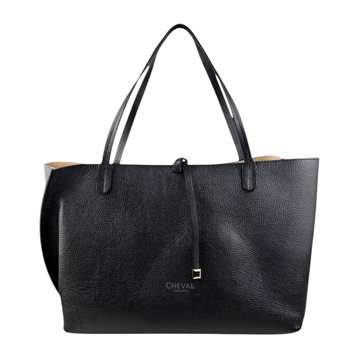 Borsa a spalla Cheval Firenze Clarice Nero