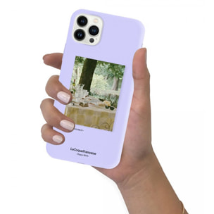 Coque iPhone 12 Pro Max Silicone Liquide Douce lilas Été Provencal La Coque Francaise.