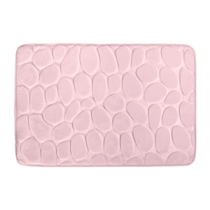 Tapis de bain Microfibre PEBBLE Rose Pastel MSV