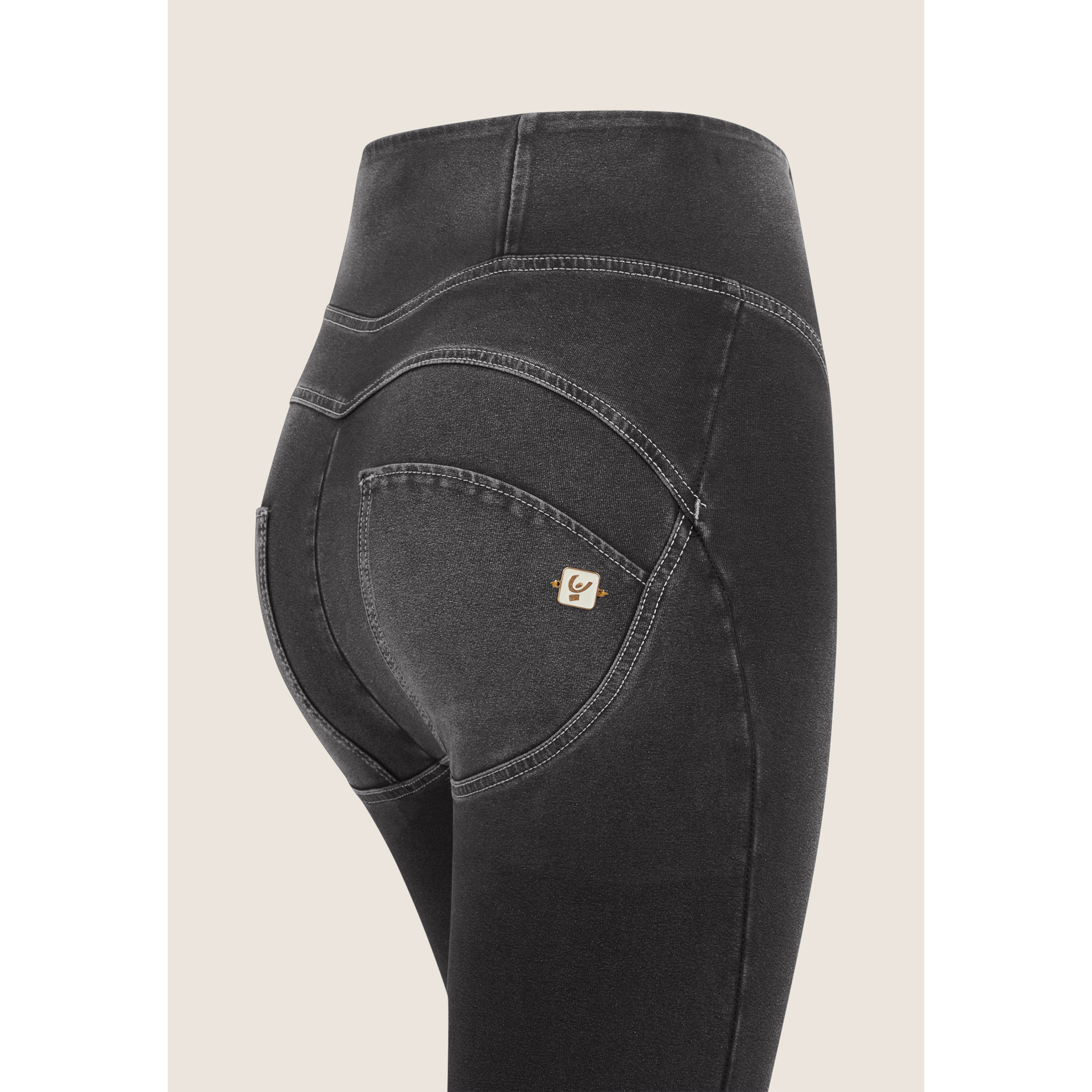 Jeggings WR.UP® 7/8 con cucitura centrale e vita alta