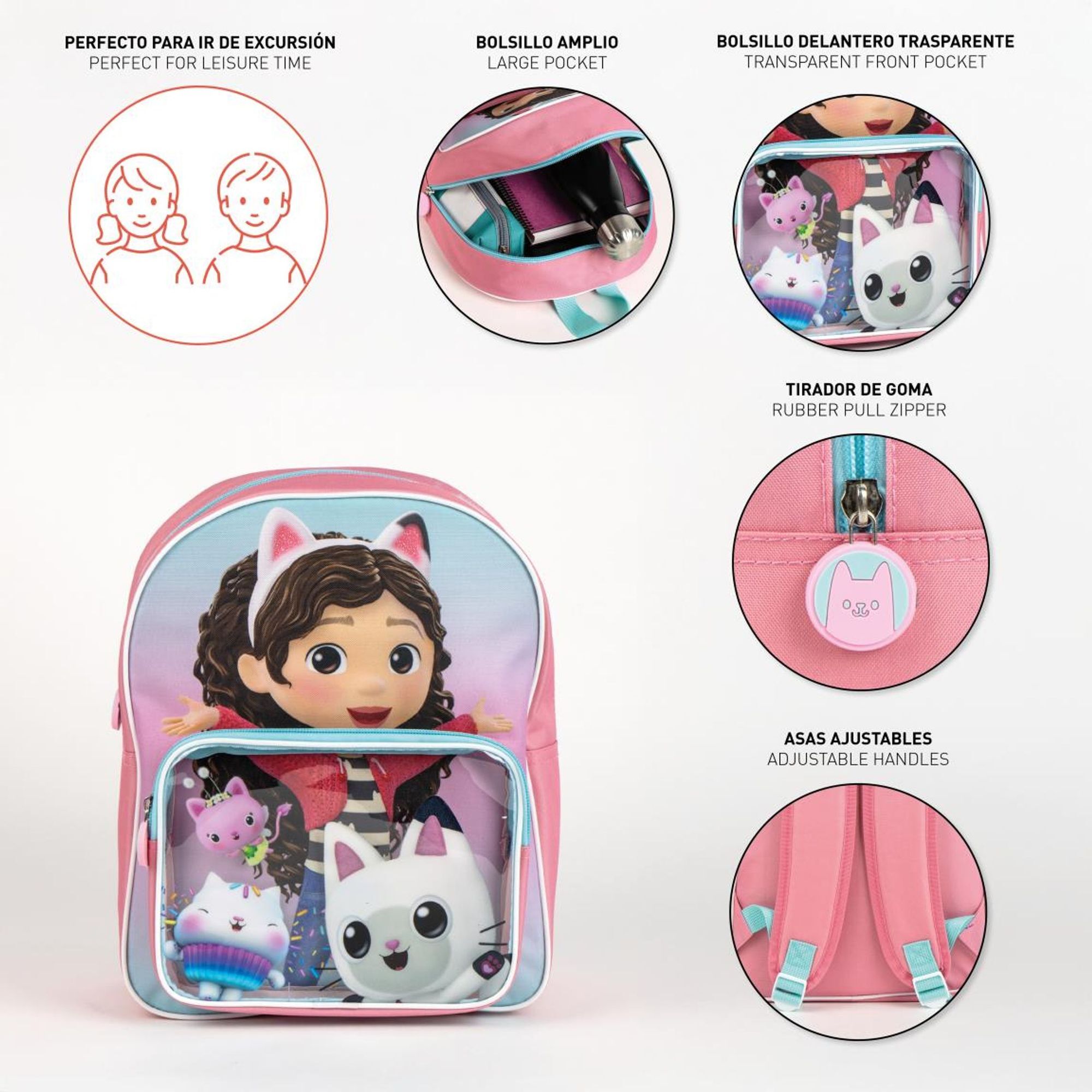 Mochila Infantil Gabby´S Dollhouse