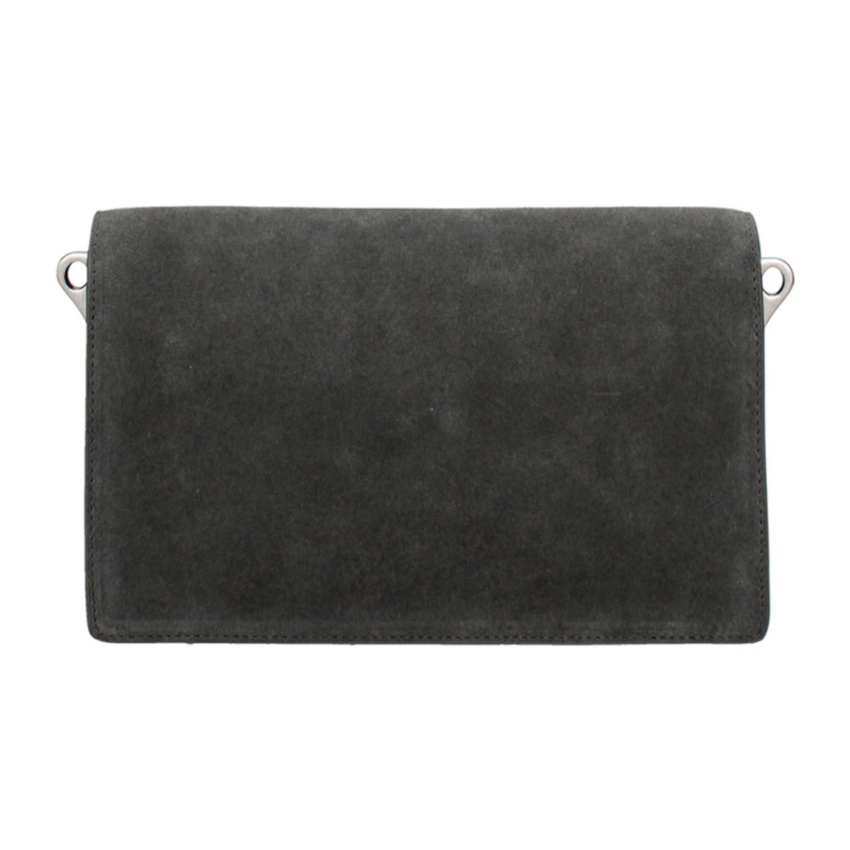 Borsa a tracolla da donna Made in Italy - Celeste Prime - Pelle scamosciata - 24.0 x 15.0 x 7.0 cm