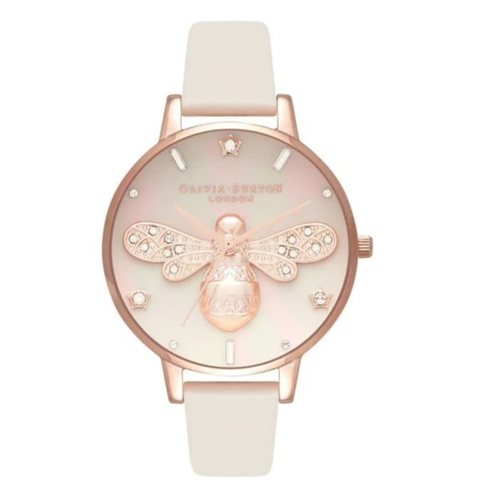 Reloj Olivia Burton OB16GB10 Mujer Analogico Cuarzo con Correa de Piel