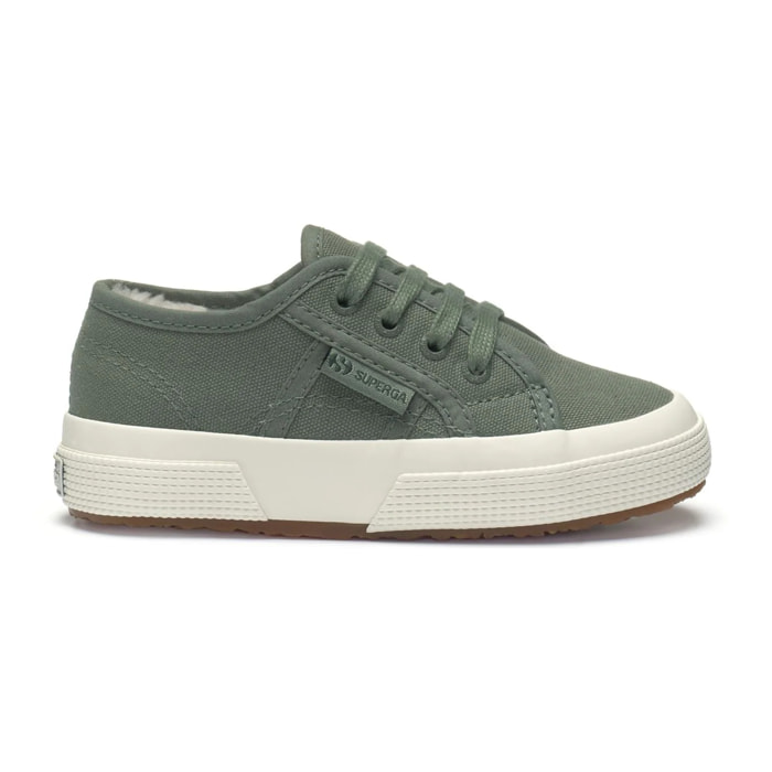 Le Superga Bambino/A Verde 2750 KIDS WATERPROOF COTTON.