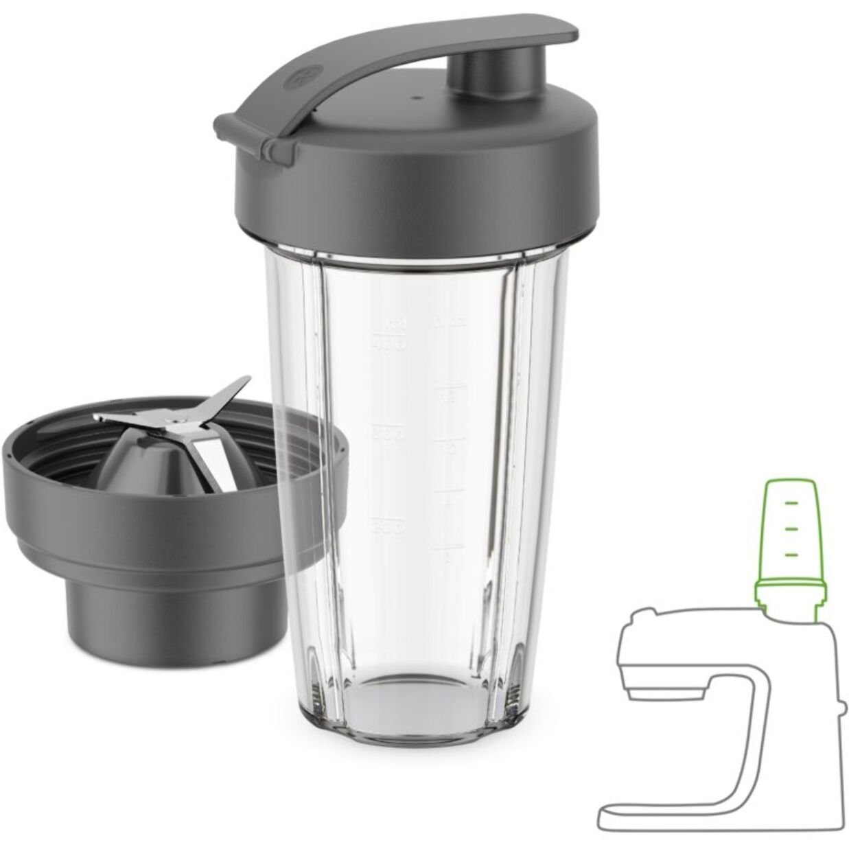 Bol  blender KENWOOD Xtract Sport KAG50.000GY