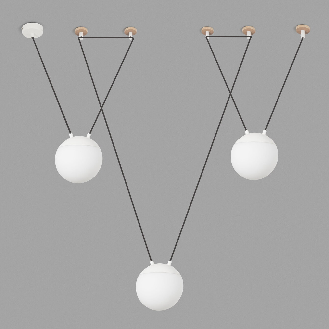 MINE GLASS SPACE 3L Suspension blanche