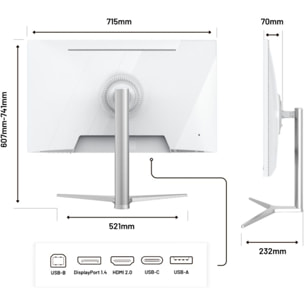 Ecran PC 6K JAPANNEXT JN-IPS326K-HSPC9 32'' IPS Blanc