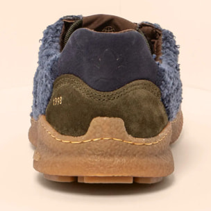 Zapatos N5435B MULTI MATERIAL DENIM/ OROEL color Denim