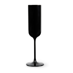 Set de 6 flutes Excelsa Nordic, en verre, 21 cl, noir