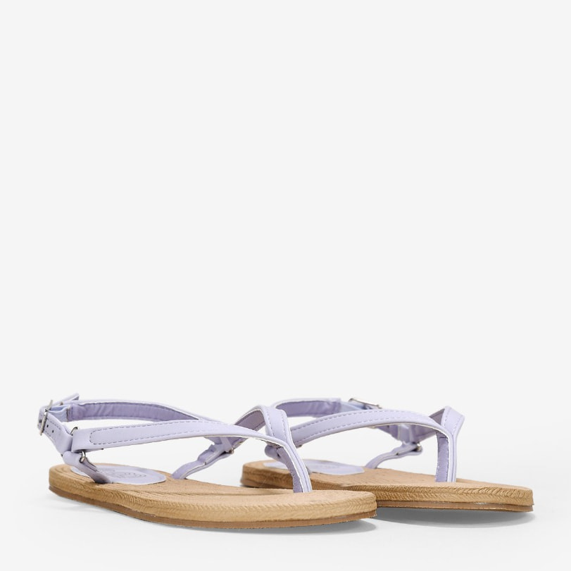 Sandalias lilas de dedo